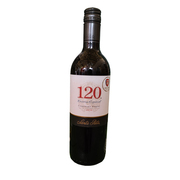 中粮名庄荟 智利原瓶圣丽塔120系列品丽珠干红葡萄酒750ml*1瓶