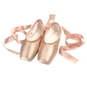 足尖鞋女芭蕾舞蹈鞋成人绑带女童练功鞋平底儿童舞鞋芭蕾舞鞋