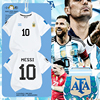 阿根廷队世界杯美洲杯梅西足球，衣服短袖t恤衫男女儿童装学生半袖