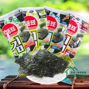 3包韩国 海牌 海飘海苔2g*8包 即食紫菜 进口休闲零食