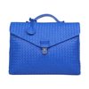 BOTTEGA VENETA 男士宝蓝色羊皮手提公文包 113095-V4651-4304