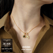 ooak流金系列飞鸟黑玛瑙，可拆卸项链原创小众设计师锁骨链