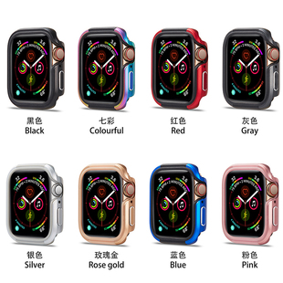 春品适用苹果手表iwatch1/2/3/4/5代保护壳铝合金apple watch5保护壳