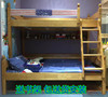 子母床上下铺高低床儿童全实木双层床美式橡胶木简约多功能组合床