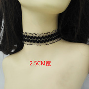 蕾丝项圈女颈带性感黑色网红颈脖子饰品锁骨链韩国颈圈项链脖链
