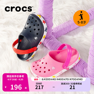 Crocs儿童洞洞鞋IP联名 米奇 小黄人 沙滩儿童凉鞋拖鞋