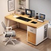 电脑桌书桌家用写字台台式带抽屉简约现代办公桌椅卧室简易桌子
