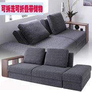 1.2米多功能布艺拆洗沙发床小户型简约现代可折叠客厅乳胶沙发床