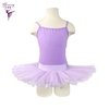 白色儿童短裙芭蕾舞蹈，半裙无裆连体蓬蓬裙，浅紫色演出小纱裙tutu