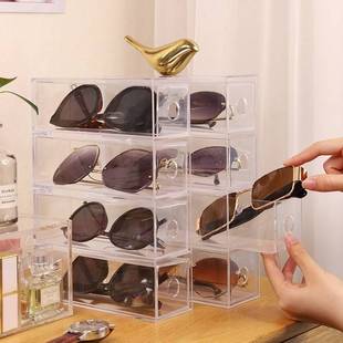 眼镜收纳盒多格层眼镜架，托摆件眼镜架子，展示架收纳神器太阳眼镜盒