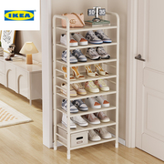IKEA宜家乐简易鞋架门口家用宿舍铁艺金属鞋架多功能鞋柜经济型20