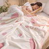 法莱绒3d毛毯夏季薄款法兰绒珊瑚，绒毯子加厚床，单人午睡空调毯冬季