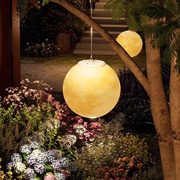 蘑菇小匠太阳能月球灯户外防水吊灯挂树室外屋檐，氛围灯凉亭庭院灯