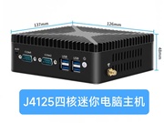 J4125迷你主机N5105家用办公HTPC影音DIY兼容机台式迷你电脑Win10