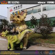 景区商场游乐园恐龙园摆设装饰仿真恐龙，模型仿真卡通盖章龙模型(龙模型).