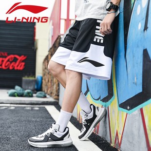 liming李宁裤子美式篮，球裤男球裤训练短裤速干健身透气运动夏季