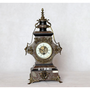 仿古钟表古典座钟机械钟，工艺钟表欧式发条，钟表理石铜铸钟