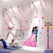 结婚用品婚房装饰品客厅卧室喜庆新房创意场景，布置墙贴纸贴画自粘