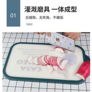 韩国进口彼得兔加厚防霉抗菌菜板家用切水果砧板双面案板厨房塑料