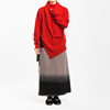 城市山民UrbanTribe2024春女式澳羊毛混纺围巾领针织毛衣CF49211