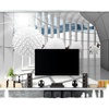 3D简欧电视背景墙壁纸8d立体壁画E现代客厅墙5D空间延伸影视墙纸