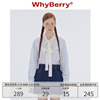 whyberry24ss“糖豆少女”长袖款，蕾丝蝴蝶结衬衫，上衣夏季甜美风