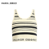 Valeria Obbaco创意系列黑白条纹背心2023夏季气质打底上衣女