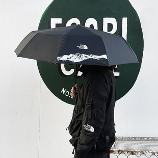 北面雨伞男自动伞女晴雨两用防晒防紫外线大号潮牌伞折叠学生个性