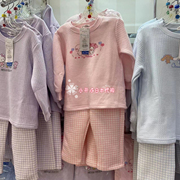 日本采购 Sanrio三丽鸥儿童卡通睡衣睡裤家居服套装纯棉