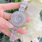 royalcrown萝亚克朗手表时尚女表经典优雅款手链，水钻表s925银表