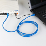 急速超五类网线家用高速笔记本电脑宽带连接线室内百兆光纤1m