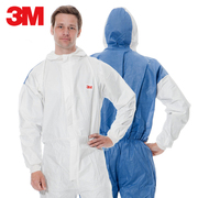 3m防护服连体带帽喷漆养殖工作服实验室，防静电一次性全身防尘服