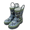 欧美外贸时尚儿童橡胶雨鞋宝宝，雨靴防水套鞋，厚底防滑水靴中筒汽车