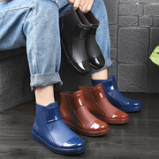 雨鞋男士时尚短筒雨靴低帮夏季防滑防水鞋胶鞋，厨房工作水鞋潮