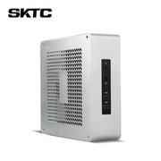 sktc全铝ta65小机箱htpc台式迷你itx外置，电源核显电脑不支持独显