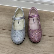 斯乃纳童鞋春款女童公主舞蹈鞋演出鞋小高跟单皮鞋SP2012420