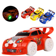 超炫发光万向车极速之星炫彩，灯光音乐自动转向车模型玩具