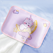 婴儿枕头夏季0到6个月新生儿宝宝，纠正头型荞麦凉枕夏天冰丝定型枕