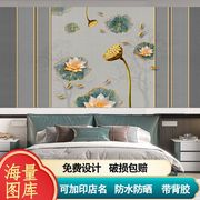 中国风墙贴纸客厅沙发电视背景墙壁贴画贴花装饰温馨卧室墙纸自粘