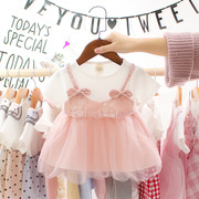 0-1-2-3岁半宝宝夏装连衣裙女童，裙子婴儿公主衣服，洋气可爱6个月9