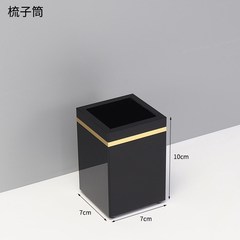 J亚克力欧式卫浴洗漱套装轻奢浴室用品套I件酒店洗手台托盘五件套