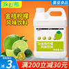 鲜活金桔柠檬汁浓缩果汁3kg风味饮料浓缩原浆饮品原料冲饮浓浆