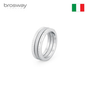 brosway欧美品牌轻奢时尚，个性潮人男戒指，wrench系简约指环戒指男