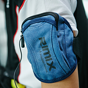 rimix运动臂包跑步腿包男女通用健身帆布包手机，包腰包(包腰包)手腕包臂带
