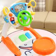 2023宝丽儿童方向盘玩具3-4-5岁男孩小孩宝宝仿真开车汽车模拟驾