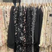 901-999黑色系2024年春夏连衣裙女新款夏天超显瘦的小裙子12.5直