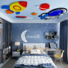 网红宇宙航员天花板吊顶儿童房间布置装饰画男孩卧室床头墙面