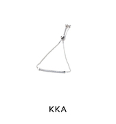 kka品牌小银管镶嵌手链小众设计高级感轻奢闺蜜款手链
