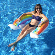 水上充气浮床躺椅漂浮垫游泳浮排泳池漂浮床沙发气垫水面浮椅玩具