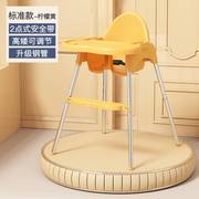 儿童餐椅宝宝吃饭桌子塑料家用可折叠多功能便携式婴儿学坐椅子